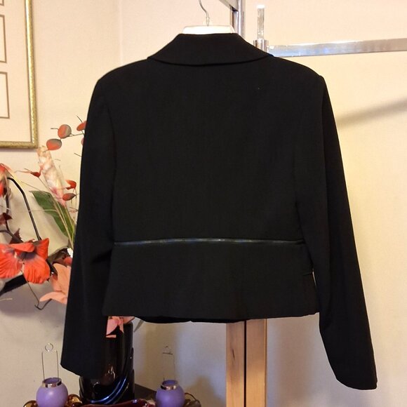 NWT mac & jac Women’s Double=Breasted Black Lined Blazer Lightweight Jacket 8 M - Picture 8 of 11